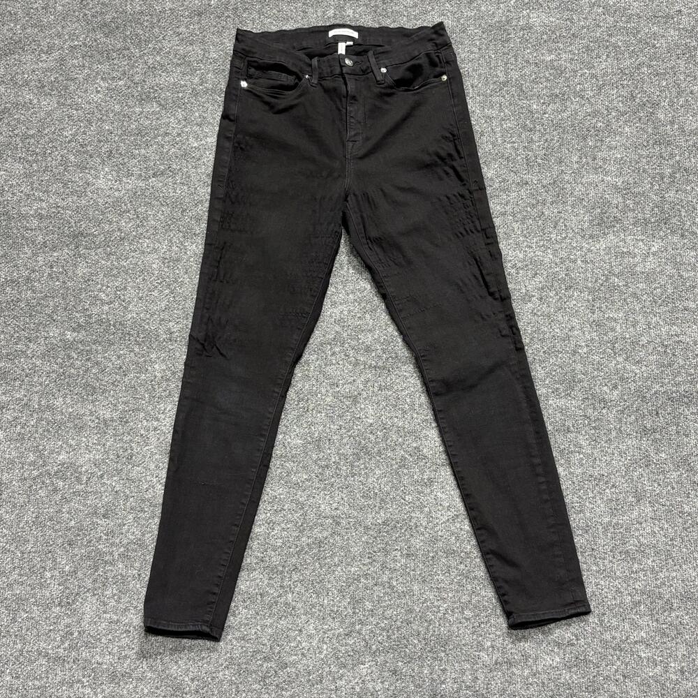 Good American Good Legs Jeans Womens 12 Skinny Mid Rise Stretch Denim Pants